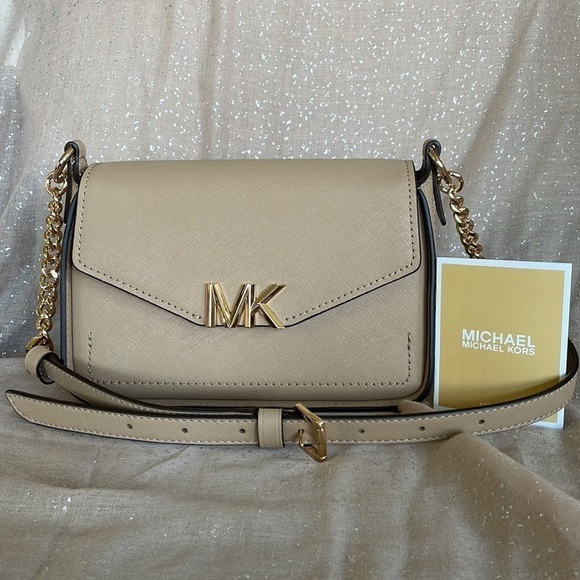 Brand New Michael Kors Genuine Leather Small Sylvia Flap Crossbody Purse - Picture 16 of 16